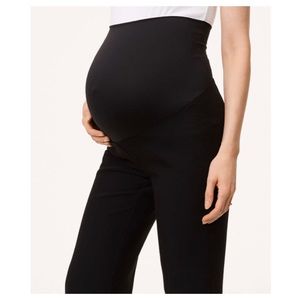 NWT LOFT Maternity Trousers in Doubleweave